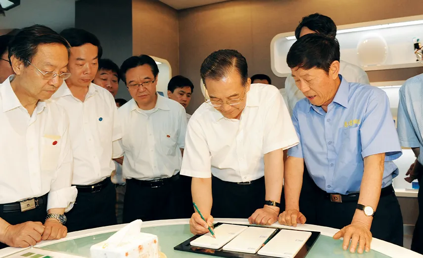 Premier Wen Jiabao of the State Council visited Huida