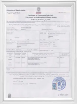 Saudi Arabia SASO Certification