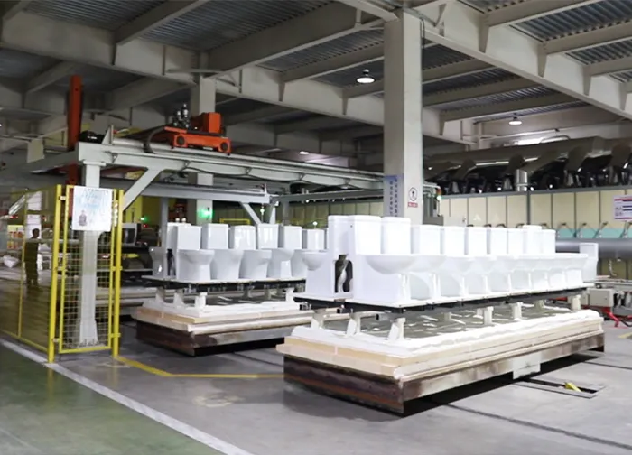 The production line of Ceramic Sanitary Ware